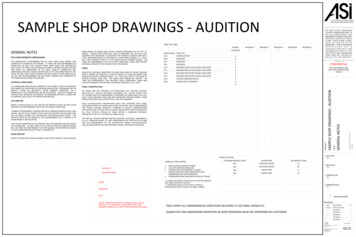 Audition Sample Shop Drawing Set - ASI Architectural