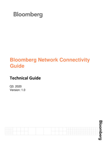 Bloomberg Network Connectivity Guide