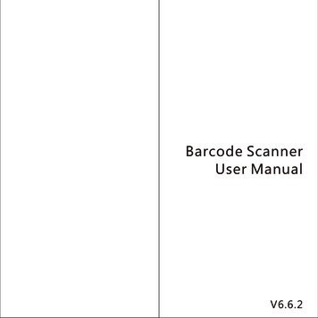 Barcode Scanner User Manual - OXHOO