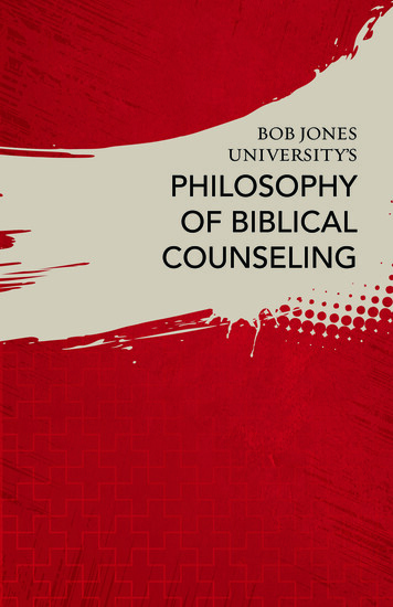 Biblical Counseling - Accredited Christian Liberal Arts .