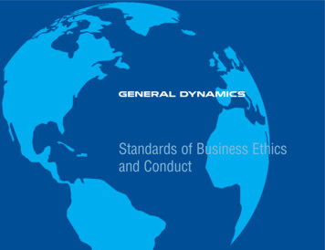 Standards Of Business Ethics And Conduct - General Dynamics NASSCO