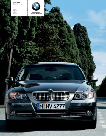 2008 BMW 3 Series Sedan 328i - Auto-Brochures 