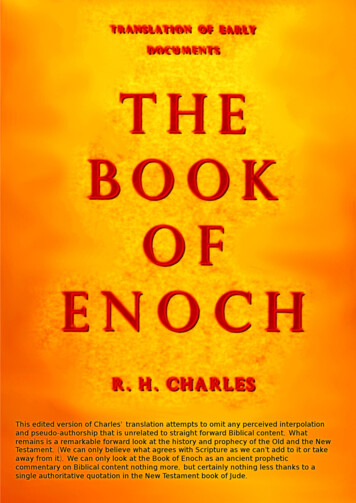 BOOK OF ENOCH - WordPress 