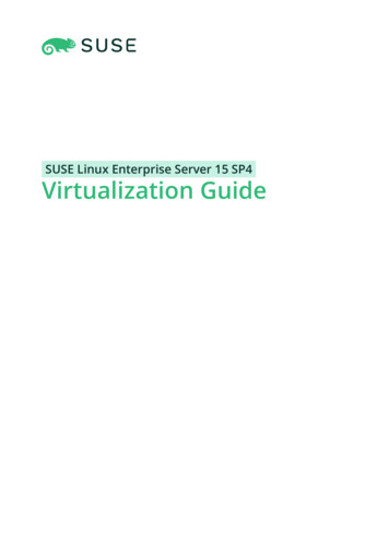 Virtualization Guide - SUSE Linux Enterprise Server 15 SP4