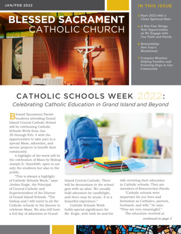 CATHOLIC SCHOOLS WEEK 2022