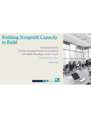 Building Capacity To Build - Flhousing 