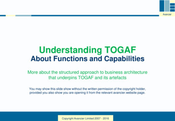 Understanding TOGAF