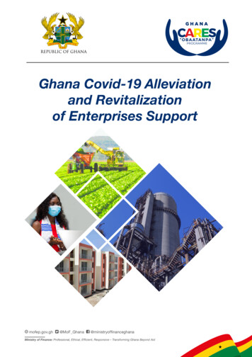 Ghana Covid-19 Alleviation And Revitalization Of Enterprises Support