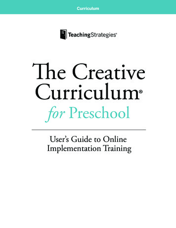 The Creative Curriculum - Teaching Strategies