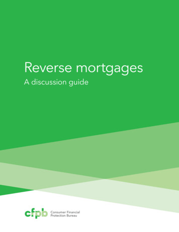 Reverse Mortgages, A Discussion Guide