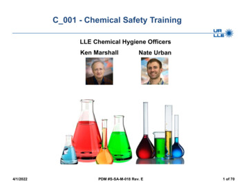 Chemistry (CHEM) - Guide