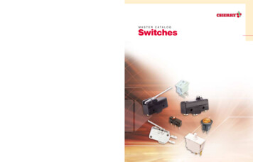 MASTER CATALOG Switches - Mouser Electronics