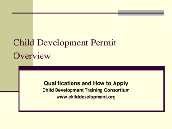 Child Development Permit Overview - Collegeofthedesert.edu