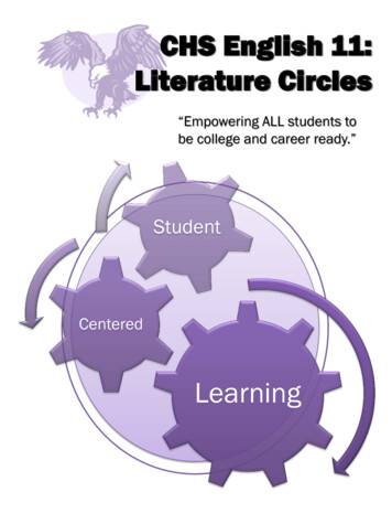 CHS English 11: Literature Circles