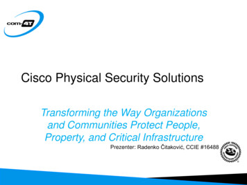 Cisco Physical Security Solutions
