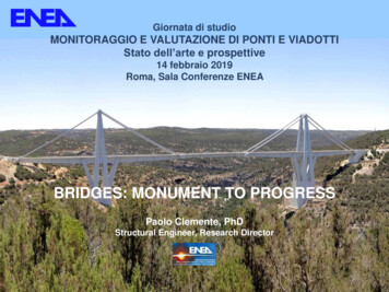 BRIDGES: MONUMENT TO PROGRESS - ENEA
