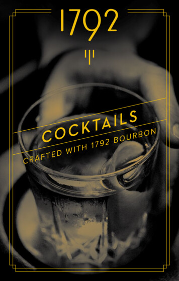 COCKTAILS - 1792 Bourbon
