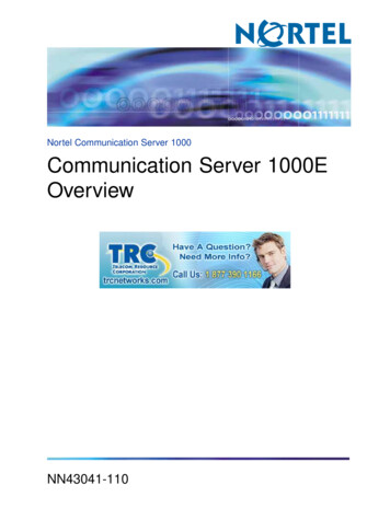 Communication Server 1000E Overview