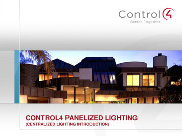 (CENTRALIZED LIGHTING INTRODUCTION)