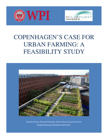 Copenhagen’s Case For Urban Farming: A Feasibility Study