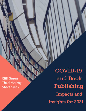Publishing And Book COVID-19 - The Future Of Publishing