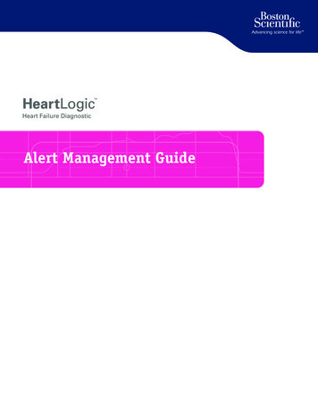 Alert Management Guide - Boston Scientific