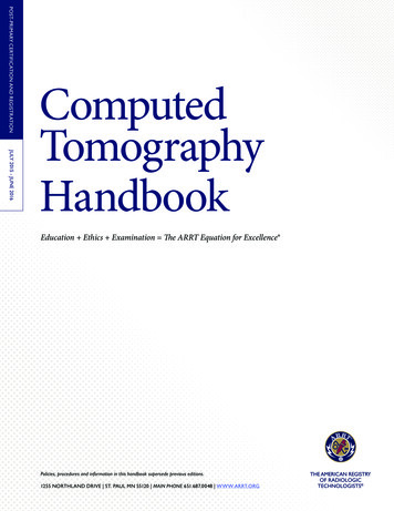 Computed Tomography Handbook