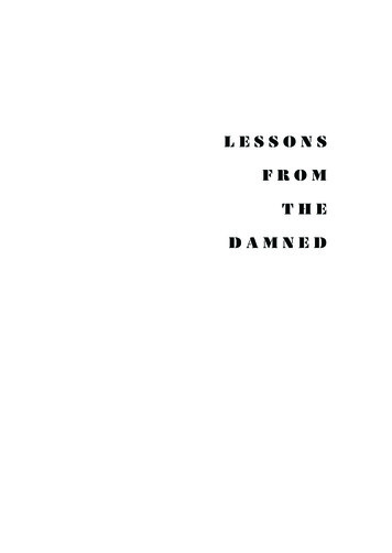 LESSONS FROM THE DAMNED - WordPress 