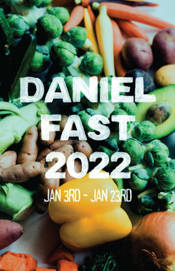 THE DANIEL FAST IS A PARTIAL FAST