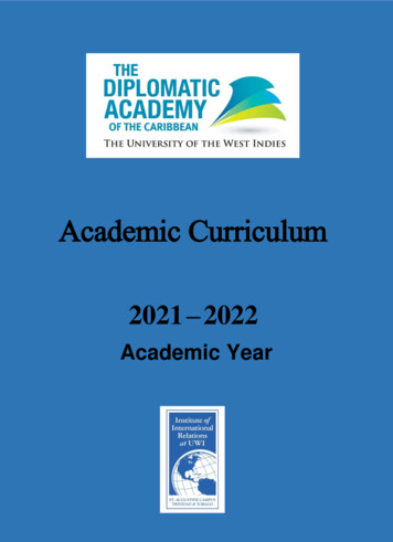 Academic Year - Sta.uwi.edu
