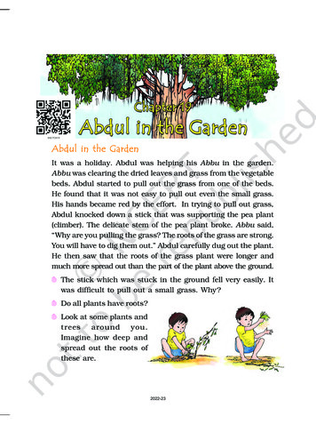 Abdul In The Garden