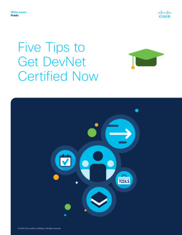 Five Tips To Get DevNet Certified Now