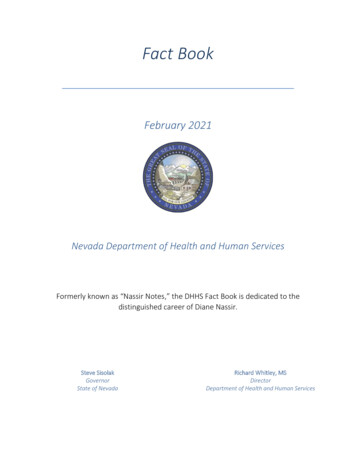 DHHS FACT Book 2021 - Nevada Department Of Health And .