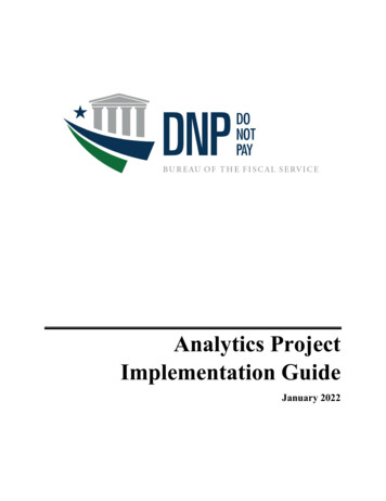 Analytics Project Implementation Guide