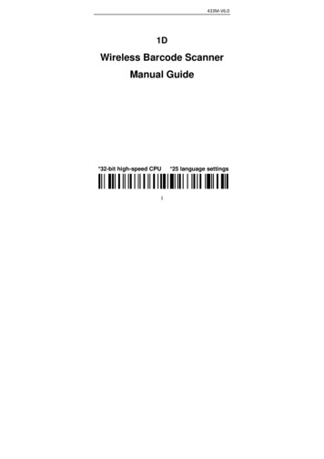 Wireless Barcode Scanner Manual Guide