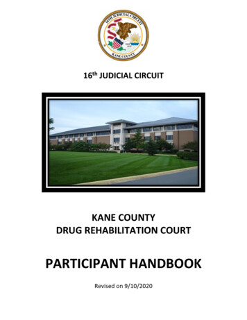 Drug Court Handbook Revised 2020 - Kane County, Illinois