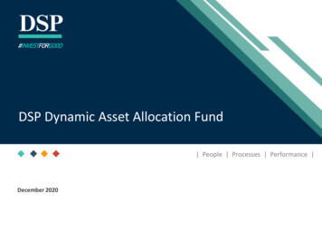 [Title To Come] DSP Dynamic Asset Allocation Fund