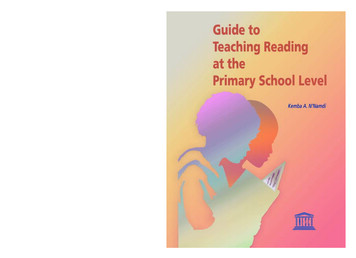 Guide To Teaching Reading - Ed