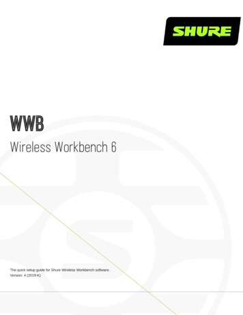 Wireless Workbench 6 - Shure