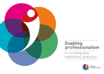 Enabling Professionalism - Nursing And Midwifery Council