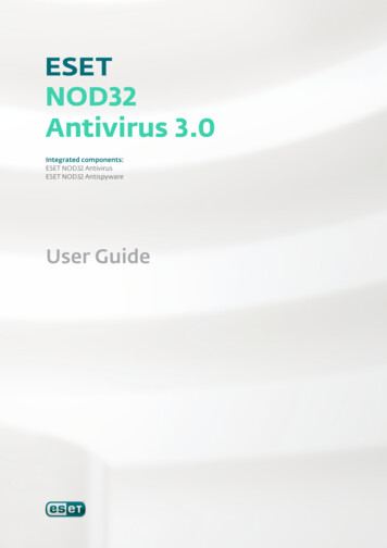 NOD32 Antivirus 3 - ESET