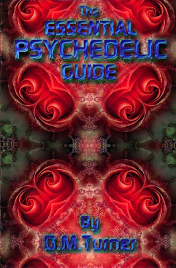 The Essential Psychedelic Guide - By D. M. Turner