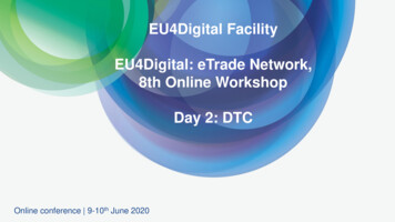 EU4Digital Facility EU4Digital: ETrade Network, 8th Online Workshop Day .