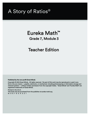 Eureka Math GR7 M3 Teacher Edition - SharpSchool