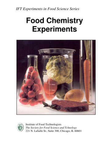 Food Chemistry Experiments - Agclassroom 
