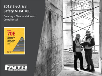 2018 Electrical Safety NFPA 70E