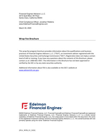 Wrap Fee Brochure - Edelman Financial Engines