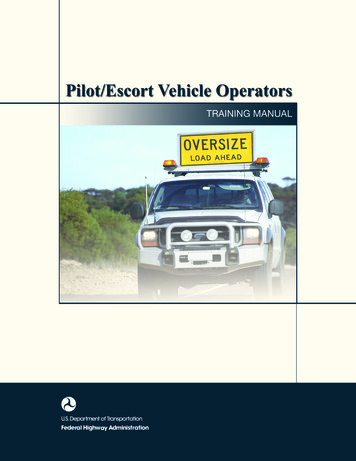 Pilot/Escort Vehicle Operators