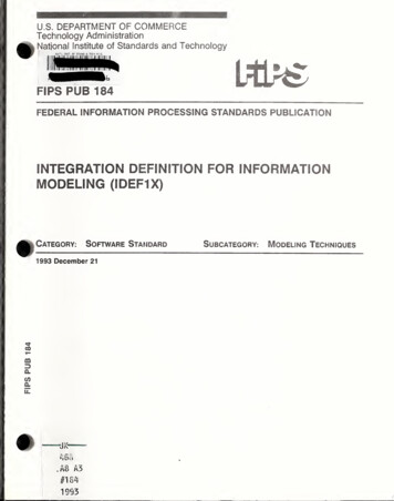 Federal Information Processing Standards Publication: Integration .