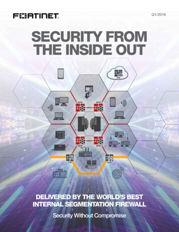 Q1/2016 SECURITY FROM THE INSIDE OUT - Infosec Partners